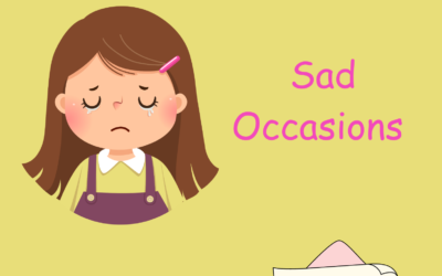 Sad Occasions and Thank You Notes – Themes of the Week