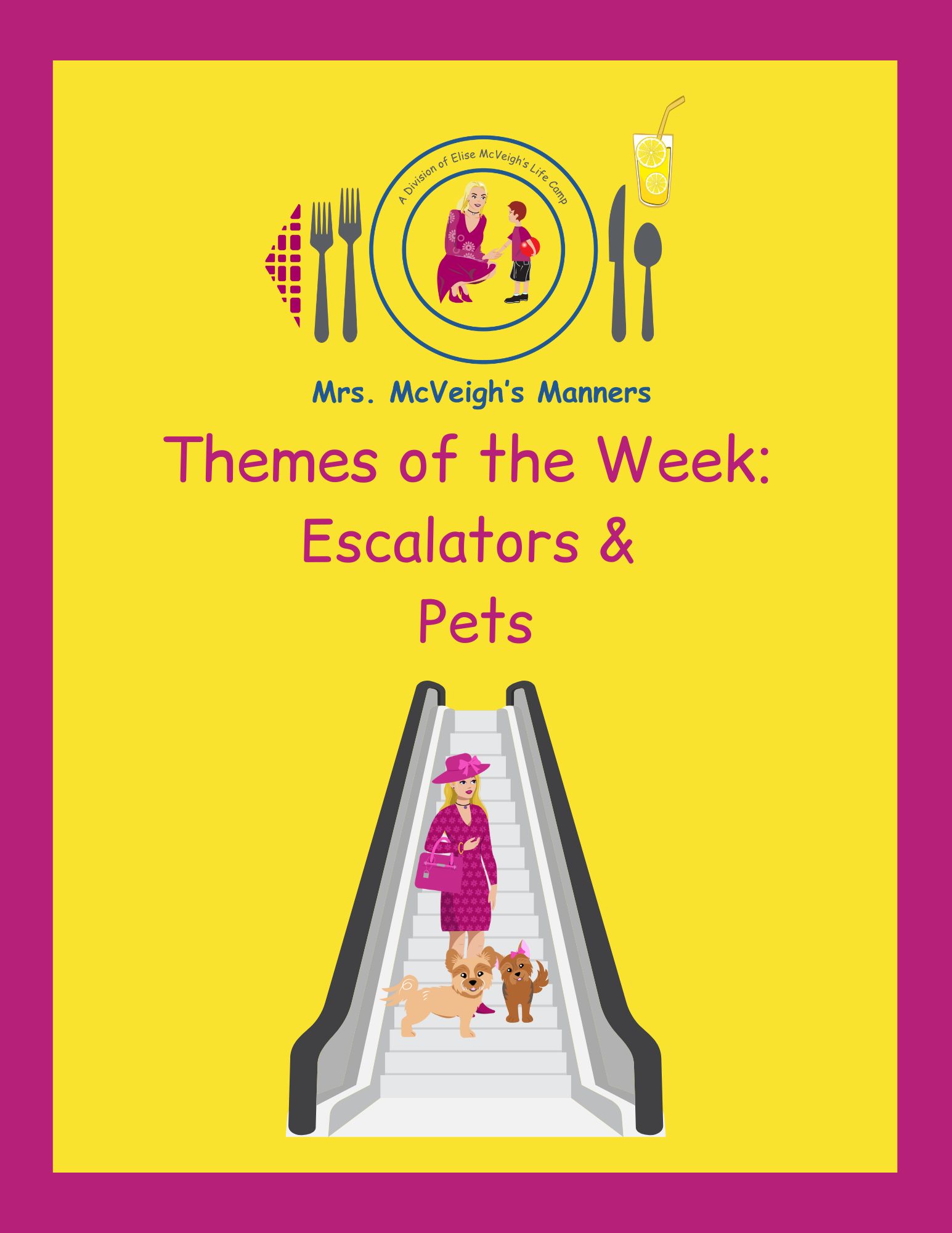 Escalators and Pets – Themes of the Week
